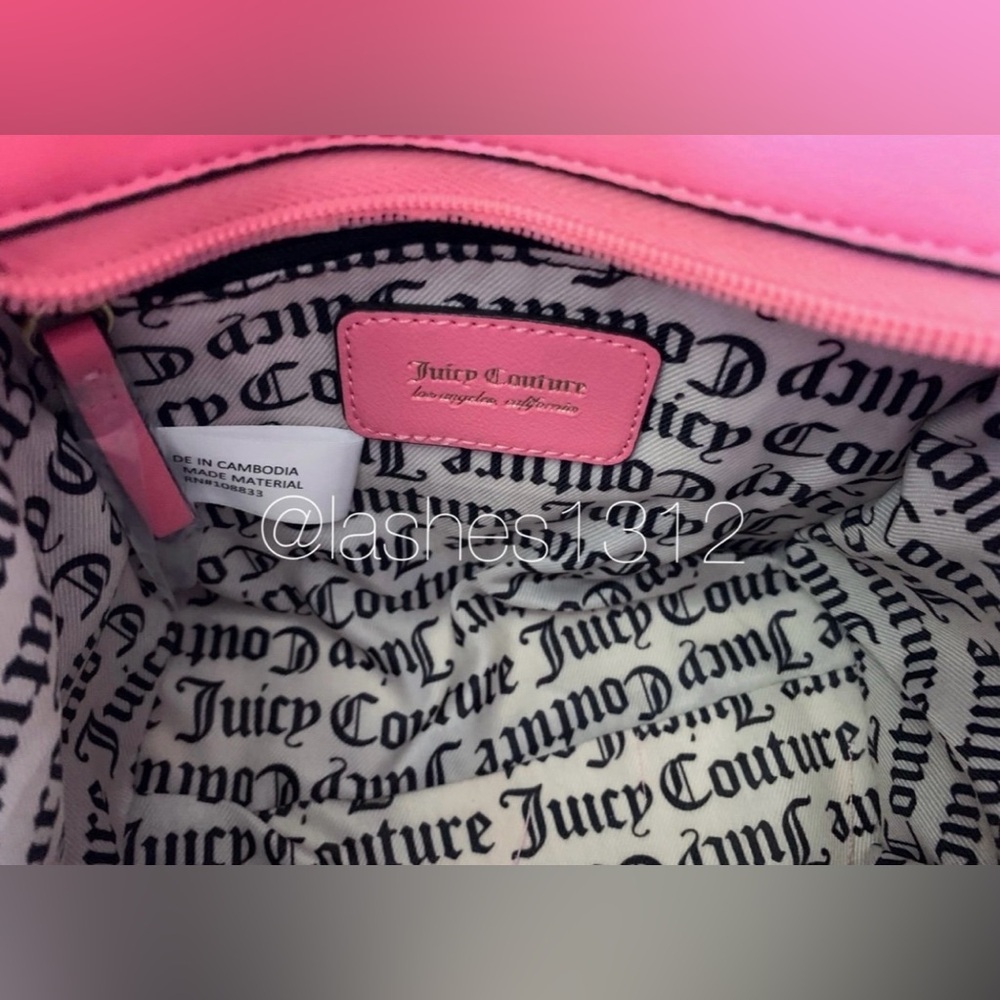 JUICY COUTURE Bag Medallion Mini Crossbody Tote - Pink - Picture 6 of 8